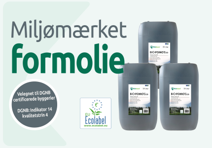 Miljømærket formolie med EU Ecolabel